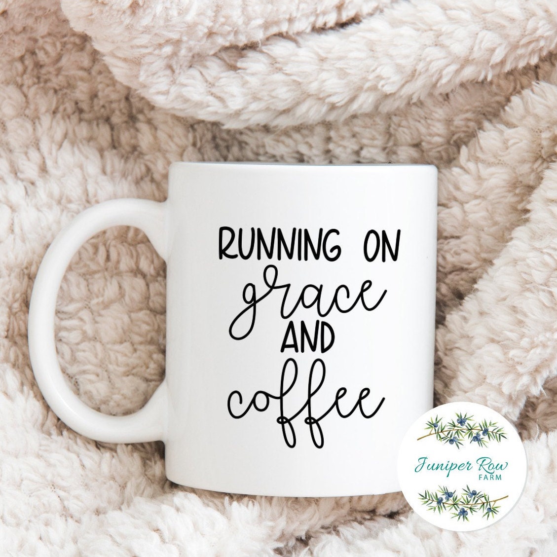 Running on GRACE and COFFEE Digital Design svg png jpg | Etsy