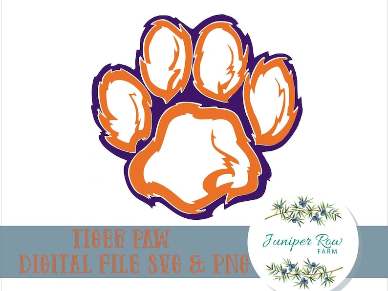 Free Free Clemson Tiger Paw Svg File 259 SVG PNG EPS DXF File