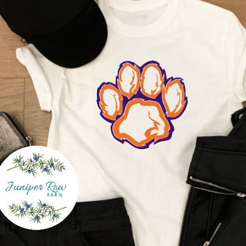Free Free Clemson Tiger Paw Svg File 446 SVG PNG EPS DXF File