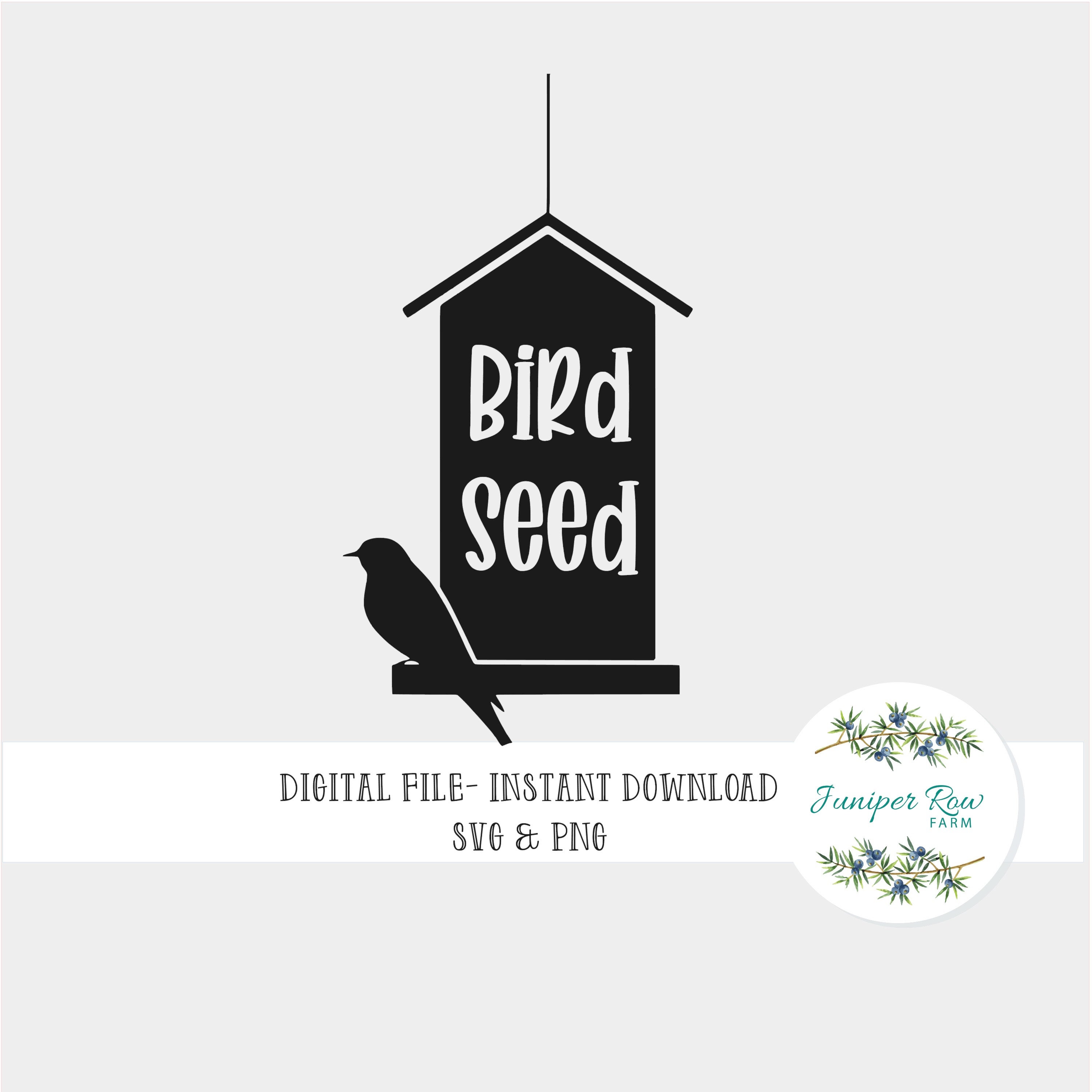 Bird Seed Label Digital File svg bird feeder pet svg Etsy