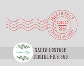 North Pole Mail Express Digital File, Santa Mail, Dear Santa Letter, Santa Sack