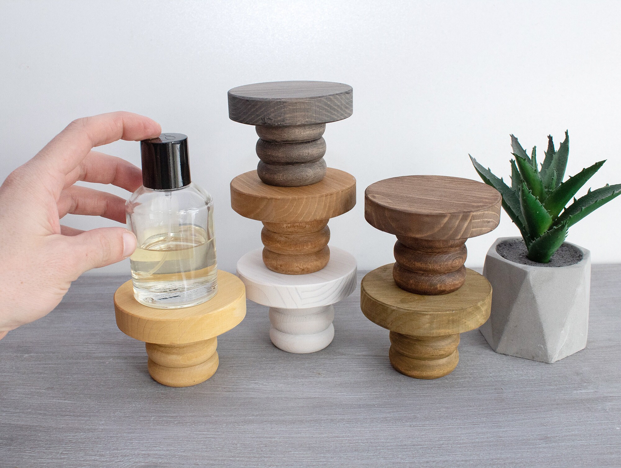 Mini Riser for Tiered Tray / Round Wood Stand / Tiered Tray Riser ...