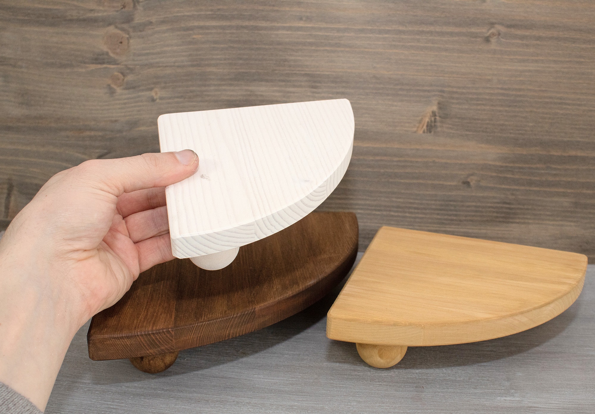 Bathroom Kitchen Corner Soap Stand / Wood Risers/ Wooden Try / Wood ...