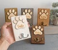 Personalised Dog Lead Holder, Wooden Dog Leash Hanger, Handmade Dog Sign, Leash Storage, Wood Sign product logo