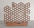 Wood Jewelry Organizer - Honeycomb / Earring Holder / Wooden Jewelry Storage / Gift for any woman / Jewelry Stand