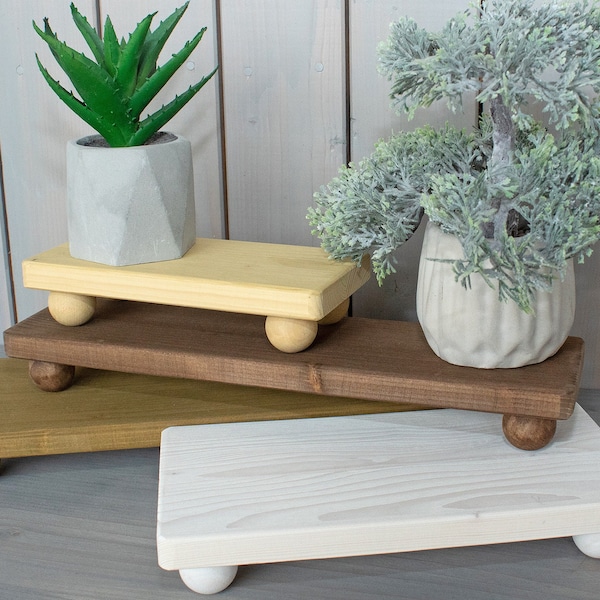 Wooden Risers / Tiered Tray Riser / Wood Try / Wooden Stand / Farmhouse Riser / Mug Riser / Rustic Stand /