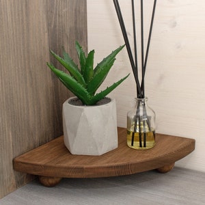 Bathroom Kitchen Corner Soap Stand / Wood Risers/ Wooden Try / Wood ...