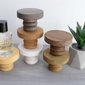 Mini Riser for Tiered Tray / Round Wood Stand / Tiered Tray Riser ...