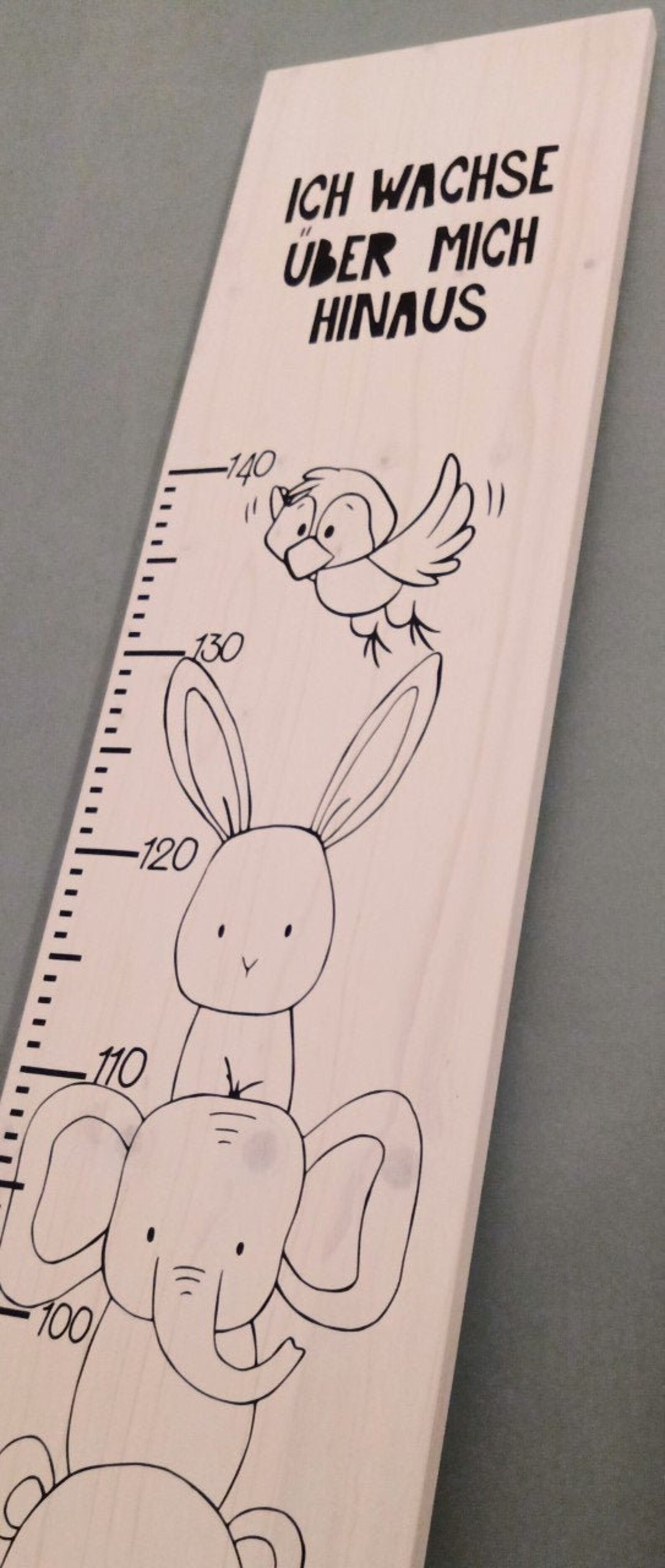 Messlatte Kinder Messlatte Holz Kindermesslatte - Etsy.de