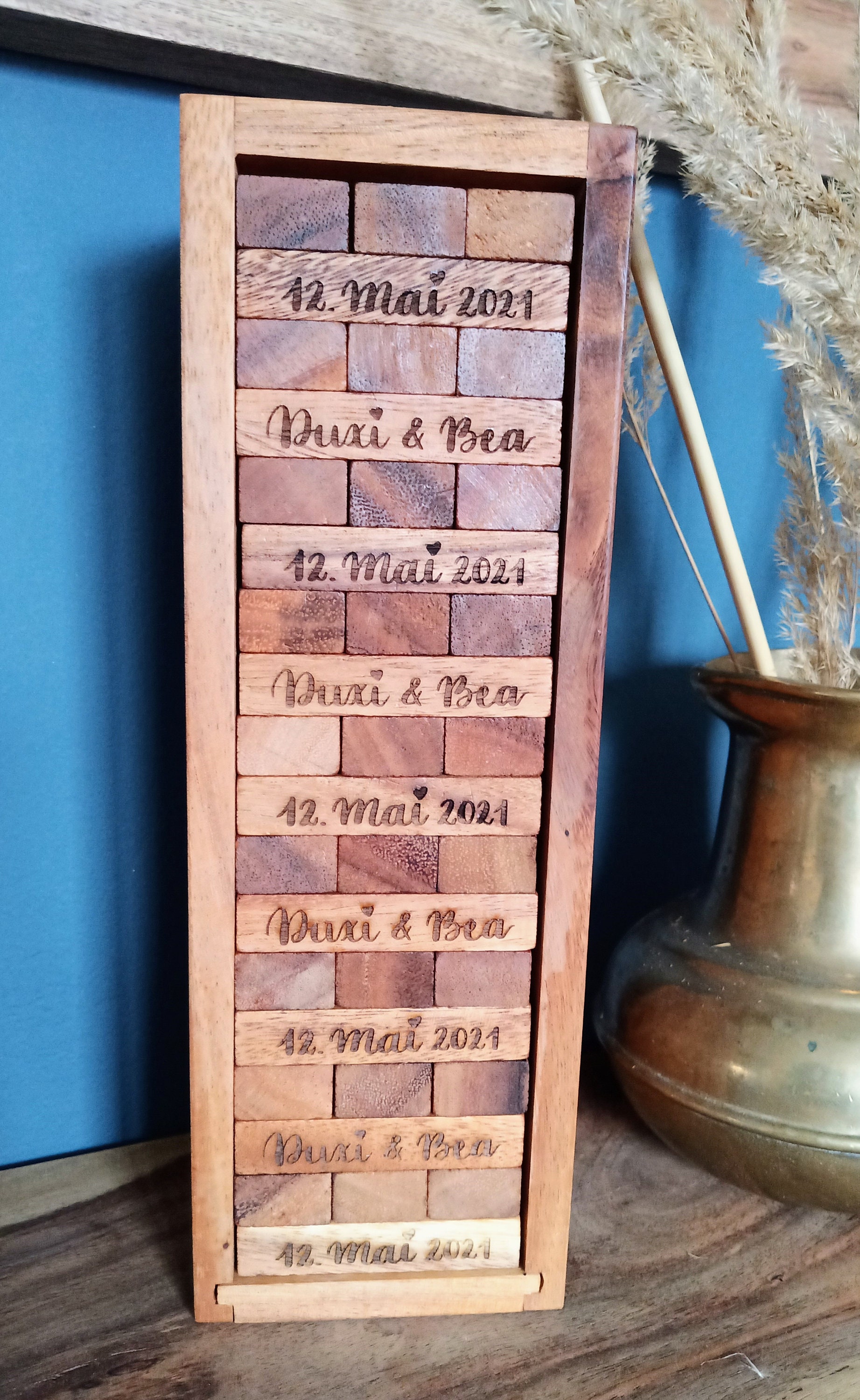 Personalisiertes Jenga Hochzeit Gästebuch Hochzeit Etsy