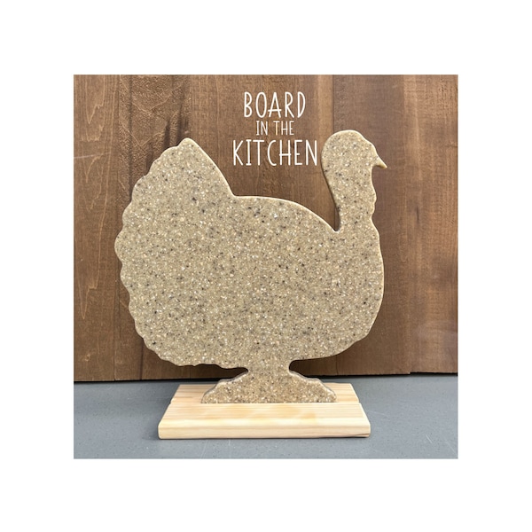 Wood Turkey Cutting Board Etsy