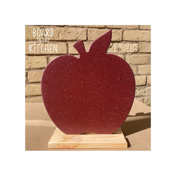 Apple Cutting Board Etsy