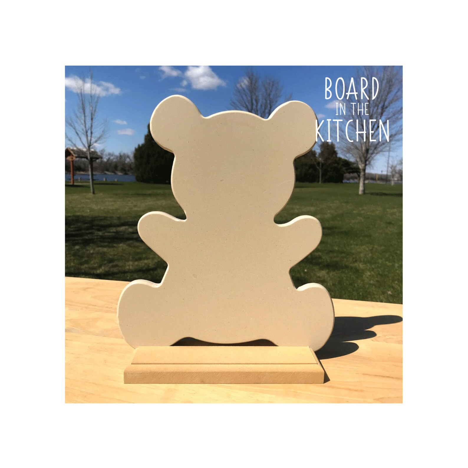 TEDDY BEAR Cutting Board Style 1 - Etsy