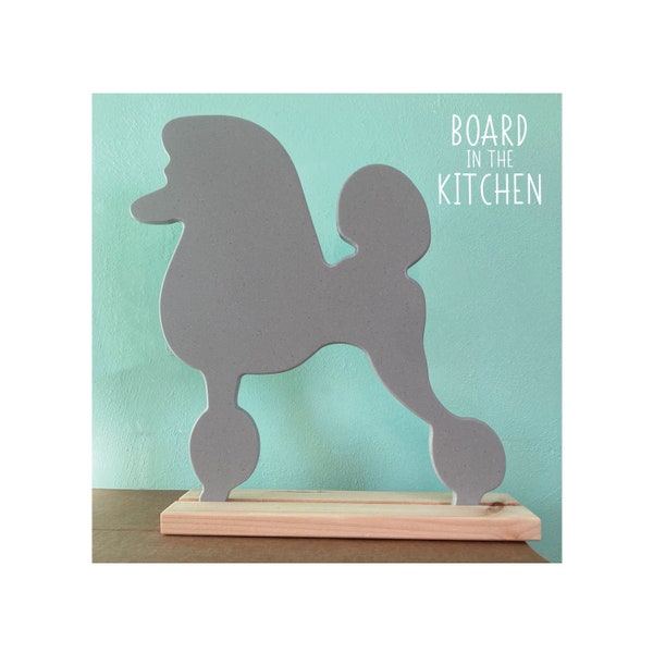 Show POODLE cutting board and Decoration