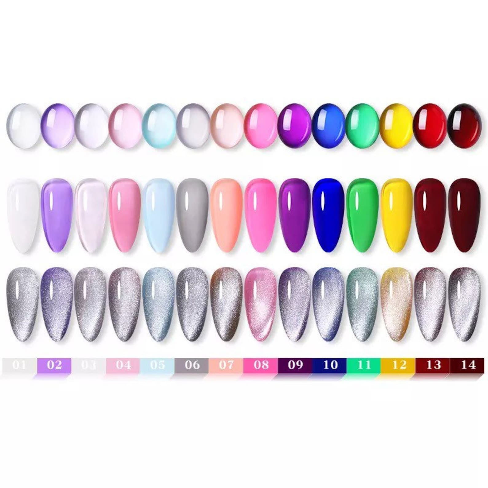 Mini Jelly Gel Glass Translucent Gel Polish Glaze Nail Gel Etsy