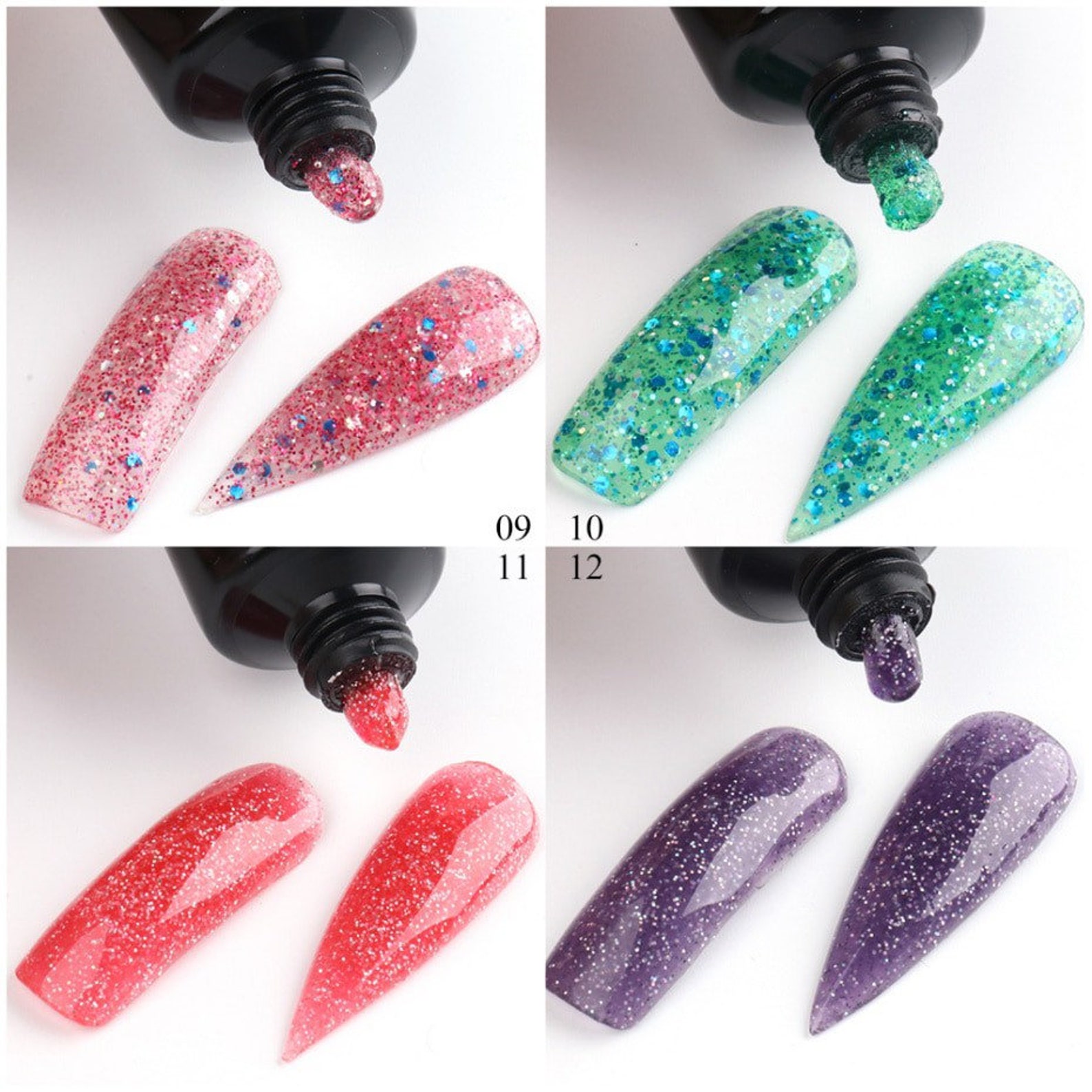 15ml Poly Gel Nail Glitter Poly Gel Glitter Poly Gel Etsy