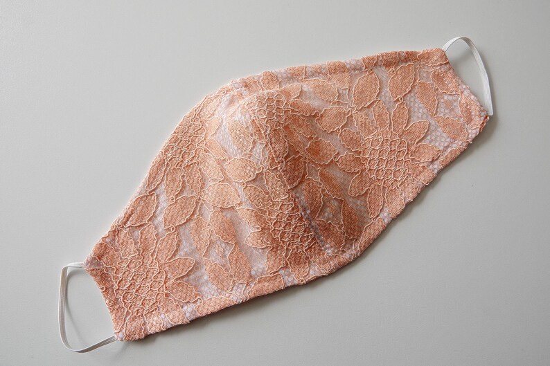 Lace/ Cotton Lining Face Mask Washable Lace Face Mask Handmade Etsy