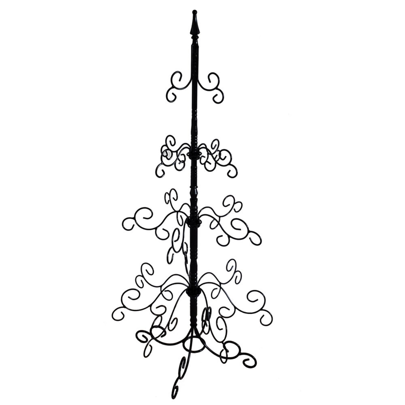 Artificial 7 Ft Black Wrought Iron Christmas Tree 5 Levels Etsy