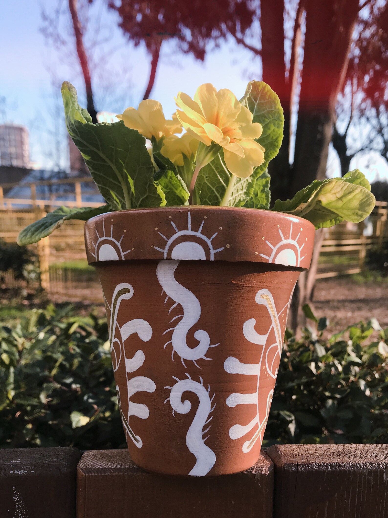 Keramik Blumentopf mit Vergoldungsfarbe Keramik Gesicht Etsy