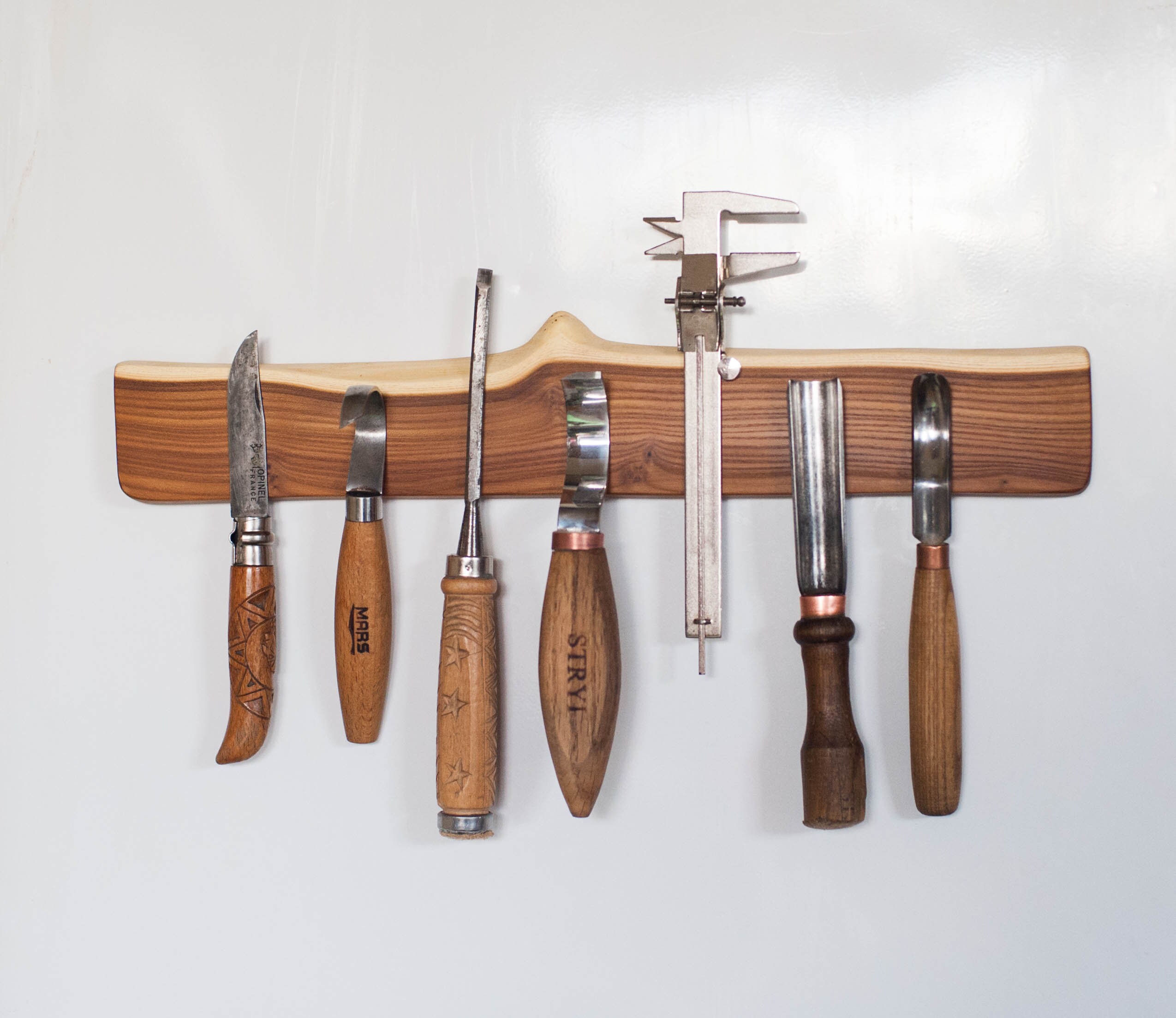 Live Edge Knife Rack handmade Olive wood Knife Etsy