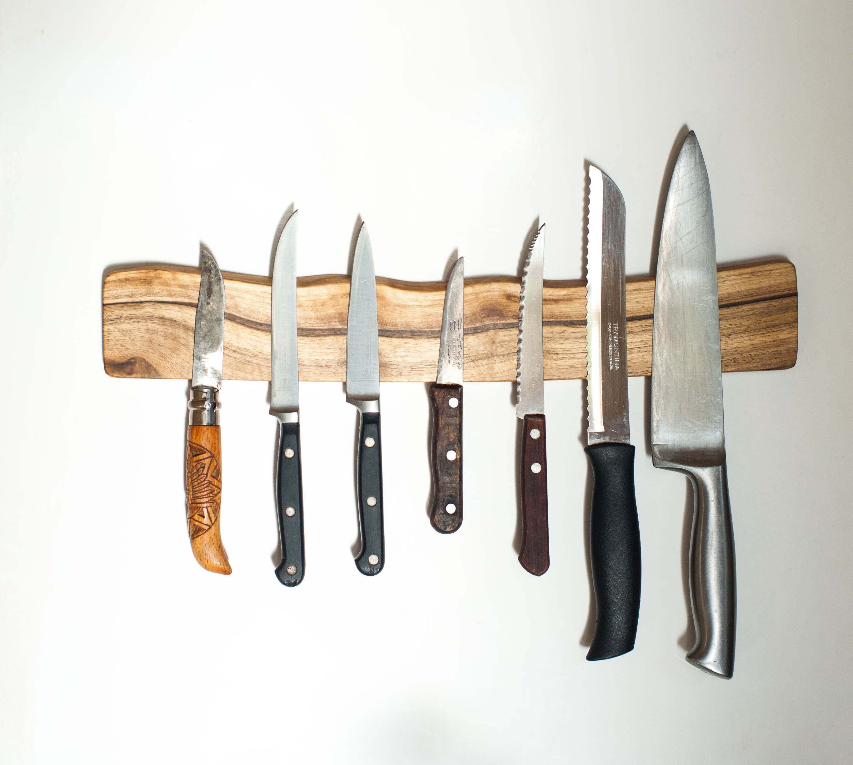 Knife Rack Wooden Knife Rack Live edge knife holder Etsy