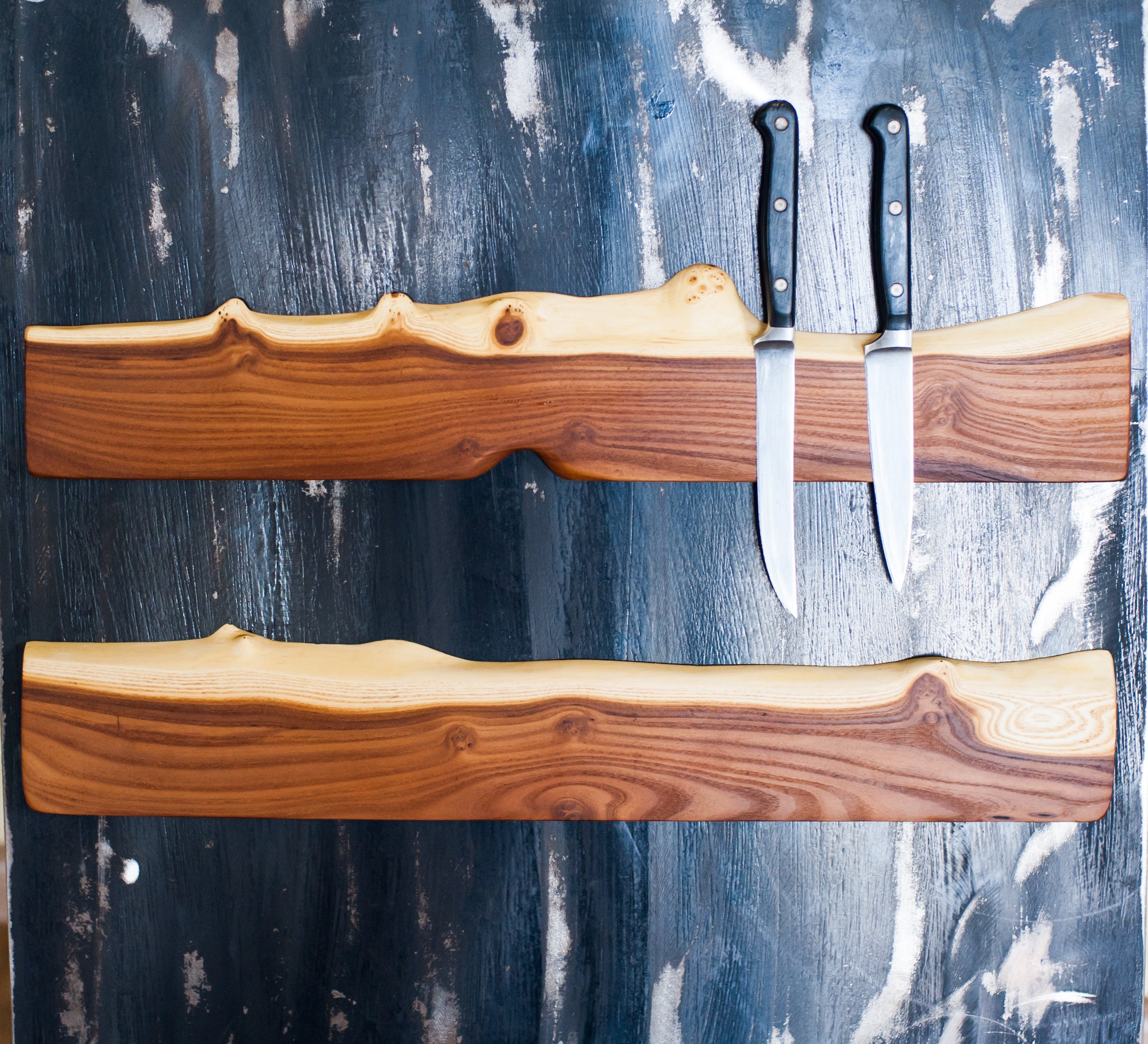 Live Edge Knife Rack handmade Olive wood Knife Etsy