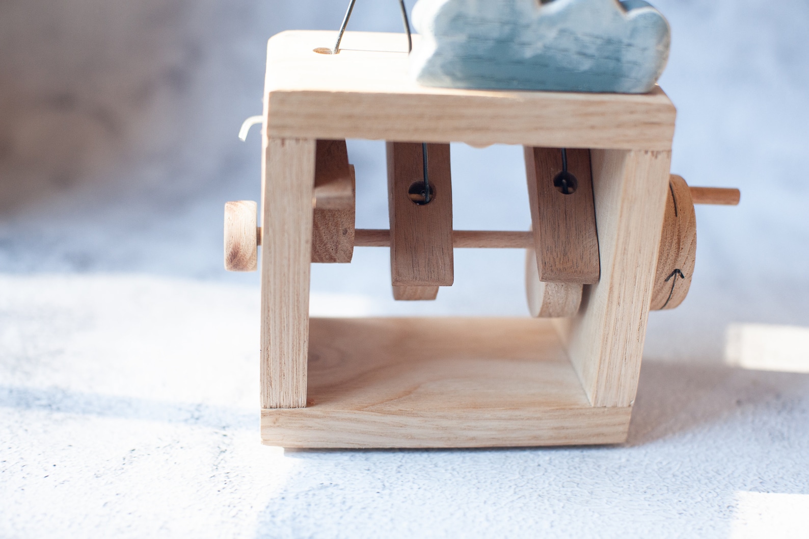 Wooden Airplane Automate Handcrafted. Kinetic Sculpture, Automaton ...