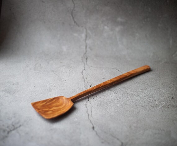 Holz-Kochlöffel Set 2 Stück – Extra Lang 30,5 Cm, Mit Langem Griff Zum Rühren, Kochen, Servieren
