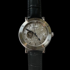 Luxury Meteorite Watch | Automatic Movement Meteorite Watch | Muonionalusta Meteorite Watch | Mens Watch | Silver | Rose | Blue