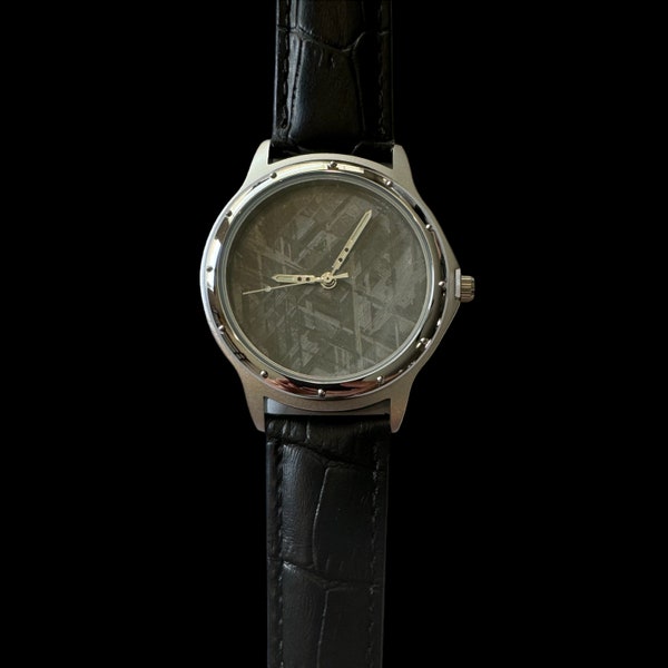 Minimalistische Meteorit Uhr | Muonionalusta Meteorit Uhr | Minimalistische Armbanduhr