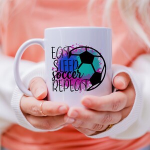 Eat sleep soccer repeat png