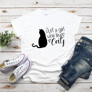 Just a girl who loves cats svg