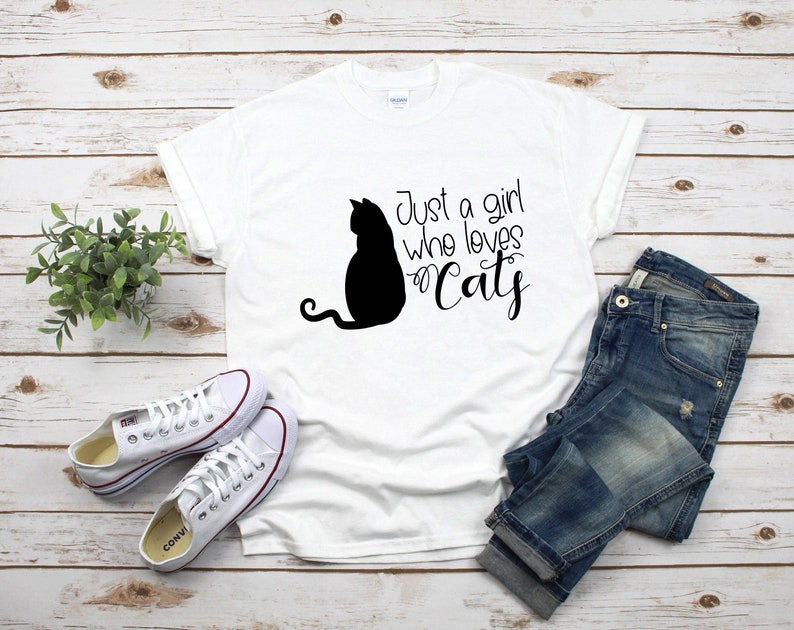 Just a girl who loves cats svg