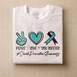 Peace love you matter svg