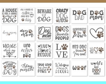 Dog Quotes Embroidery Designs Bundle - 24 Designs, Dog Sayings Embroidery Patterns, Dog Bandana Embroidery Files, Dog Lover PES Files