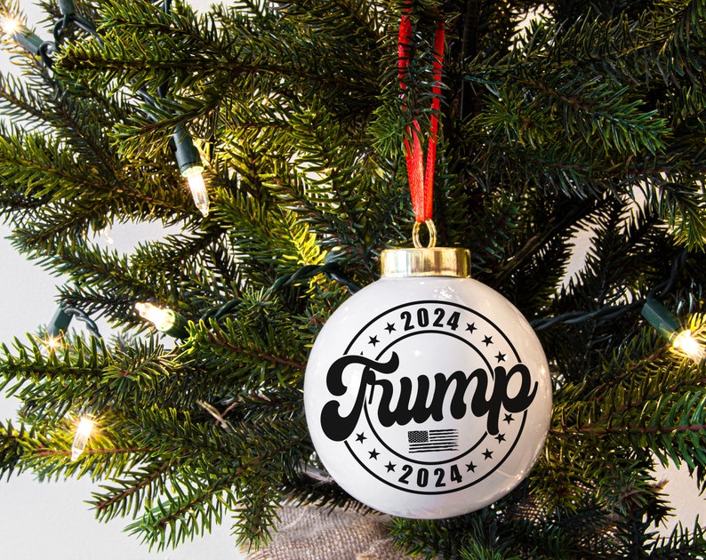 Trump 2024 Ornament SVG Bundle 6 Designs Merry Christmas and Etsy