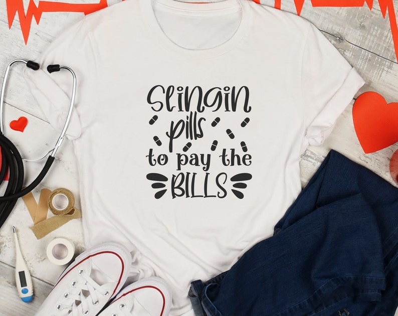 Slingin pills to pay the bills svg
