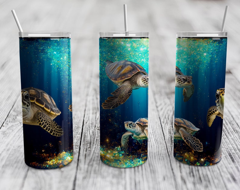 Sea Turtles Tumbler Wraps Bundle