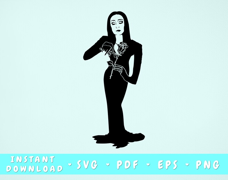 Free Free 333 Silhouette Addams Family Svg SVG PNG EPS DXF File