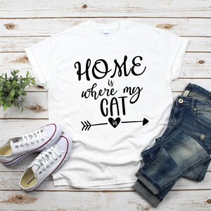 Home is where my cat is svg
