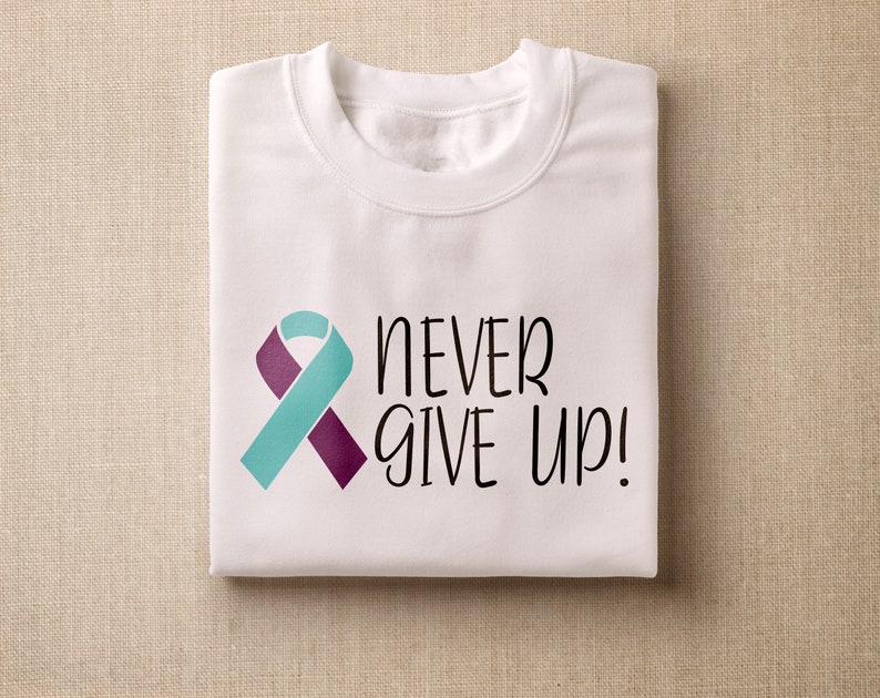 Never give up svg