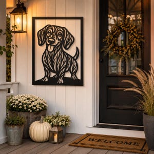 Dachshund Laser Cut SVG