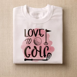 Love to golf png
