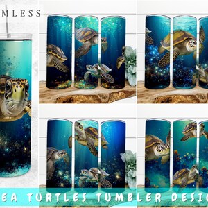 Sea Turtles Tumbler Wraps Bundle