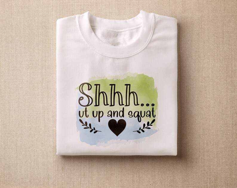 Shut up and squat png