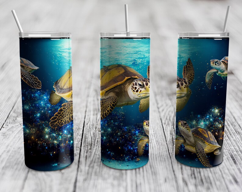 Sea Turtles Tumbler Wraps Bundle