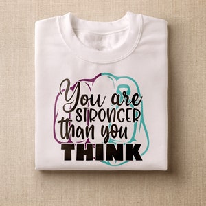 You are stronger than you think svg