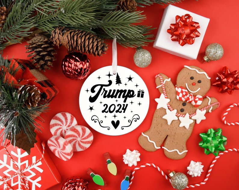 Trump 2024 Ornament SVG Bundle 6 Designs Merry Christmas and Etsy