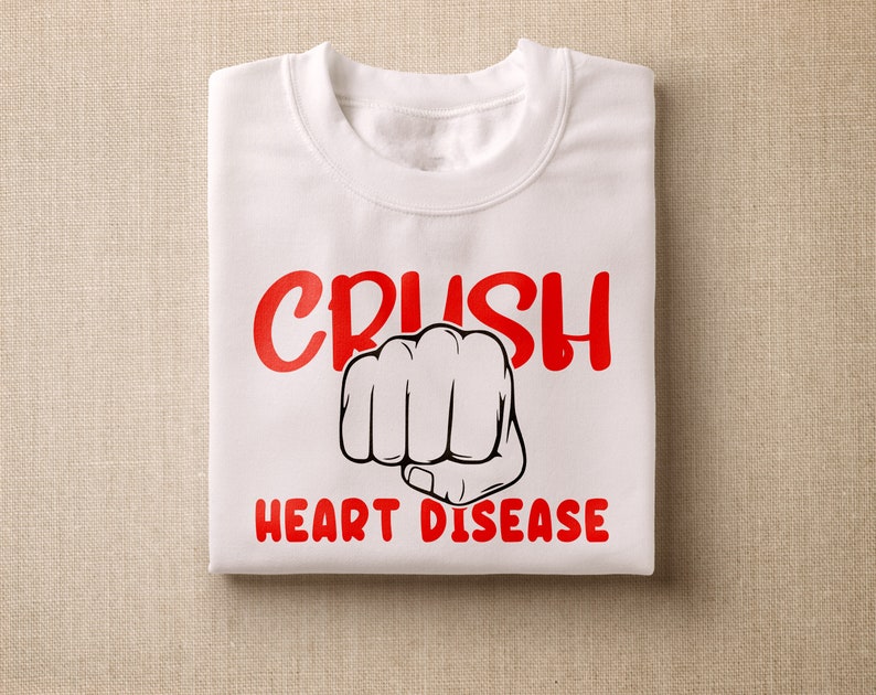 Heart Disease Awareness SVG Bundle 25 Designs Red Ribbon Etsy