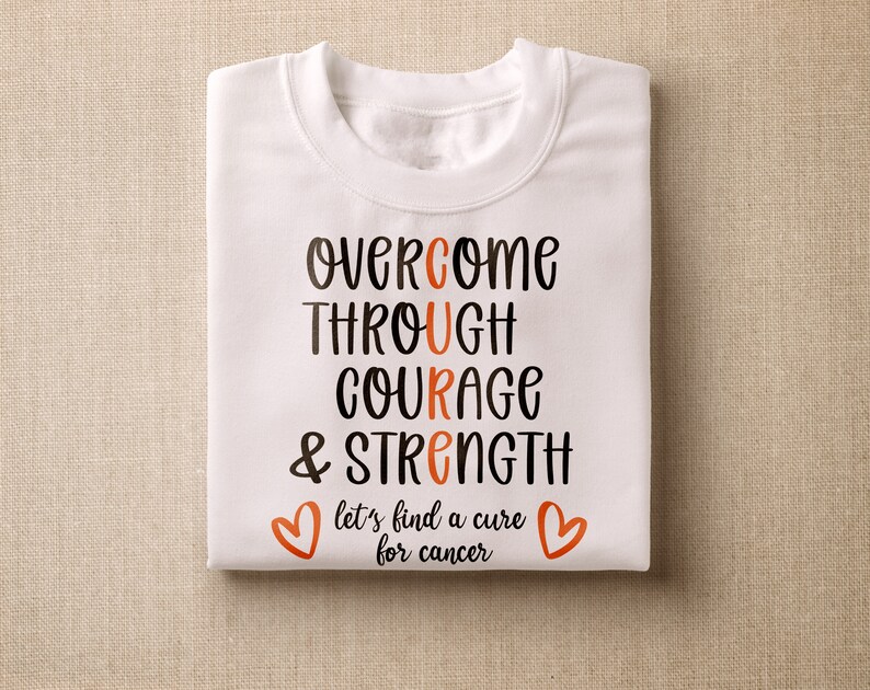 Overcome Through Courage And Strength SVG